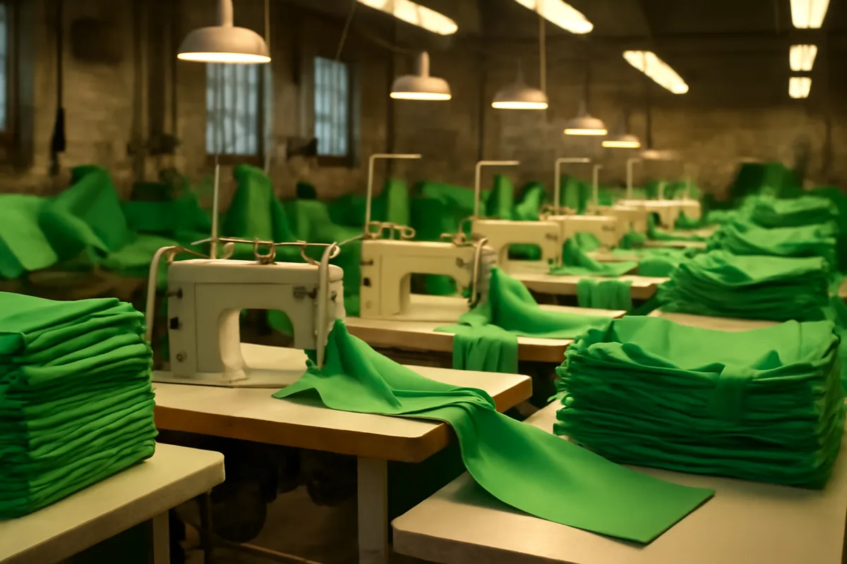 Sewing workshop stitching bags